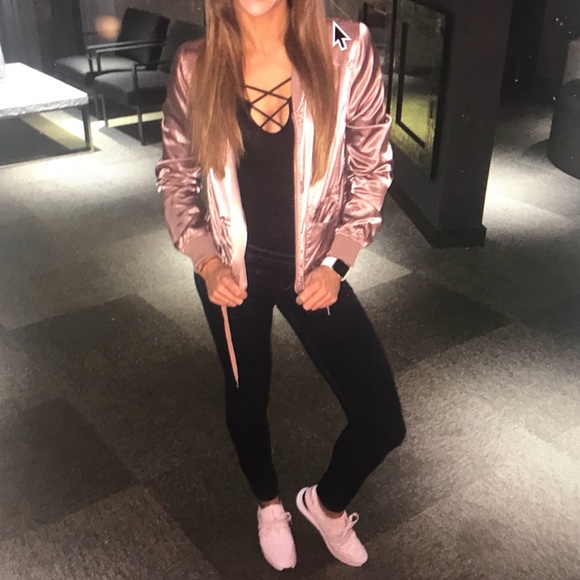 Blush/Muave light-weight bomber - Picture 5 of 5